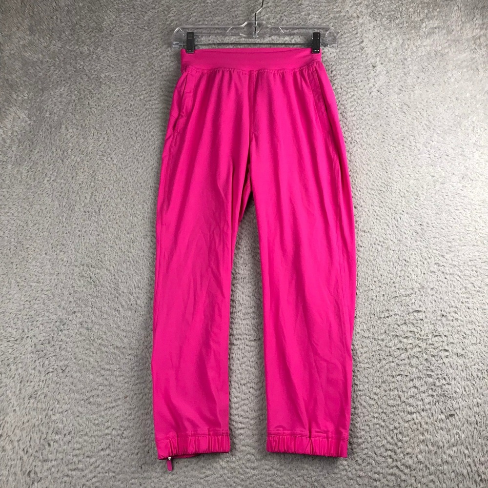 Lululemon Adapted State High Rise Cropped Joggers‎ Women 0 (22x22) Sonic Pink